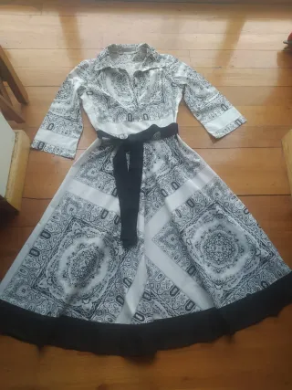 Vestido Kina Fernández estampado