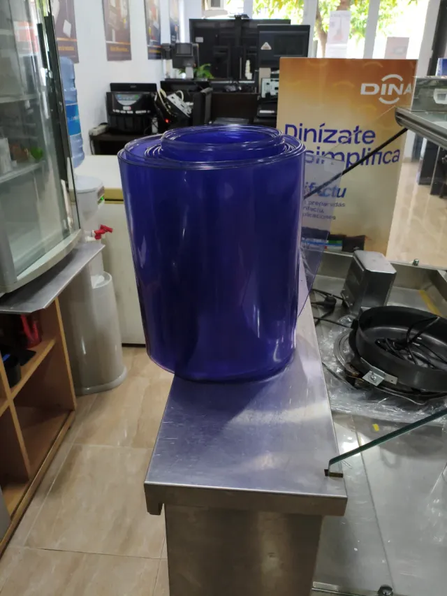 3 Lamas para cámara frigorífica transparete