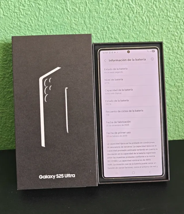 Samsung S25 Ultra 512GB. Impecable+Factura