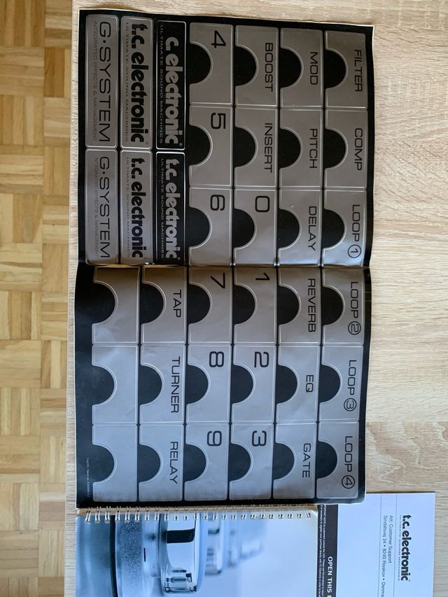 Pedalera TC Electronic G-System