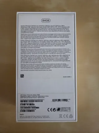 Scatola vuota iPhone XR giallo