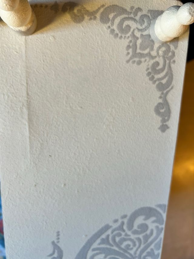 Mensola Shabby Chic Grigio/Bianco