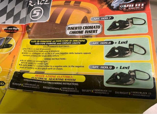 Specchietti retrovisori universali neri X auto