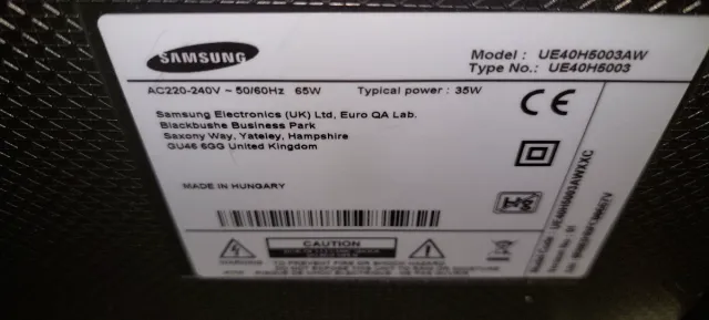 Samsung TV 40 LED D5003W