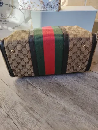 Borsa Gucci Boston GG Supreme Web!! originale!!