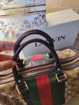 Borsa Gucci Boston GG Supreme Web!! originale!!
