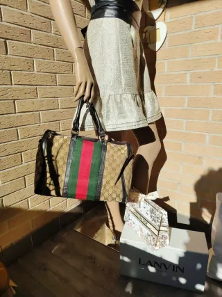 Borsa Gucci Boston GG Supreme Web!! originale!!