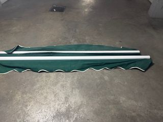 Toldos para ventanas verdes