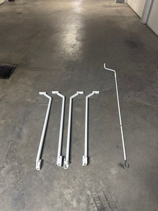 Toldos para ventanas verdes