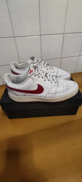 Scarpe Nike Uomo Tg 43 Bianche Rosse