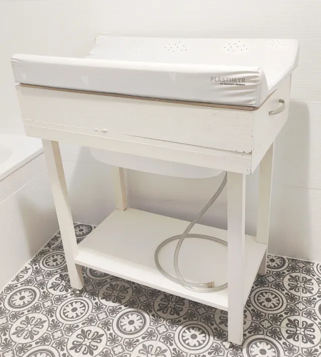 Cambiador bebé con bañera Plastimyr