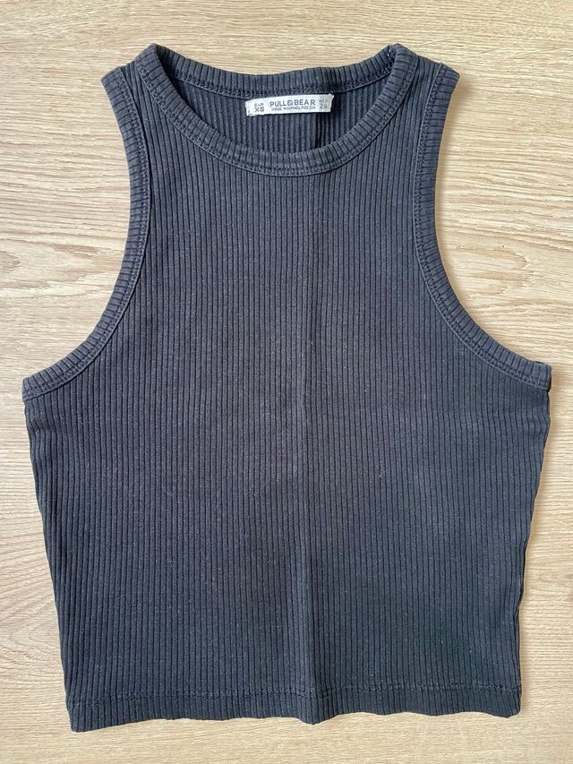 Top Pull&Bear Negro Talla XS