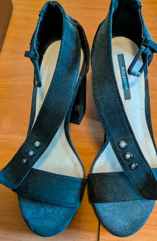 Zapato terciopelo de fiesta Pull&Bear temporal