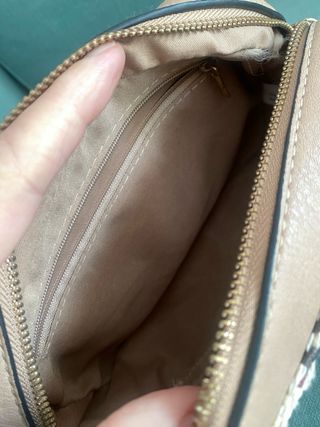 Bolso bandolera beige rafia multicolor