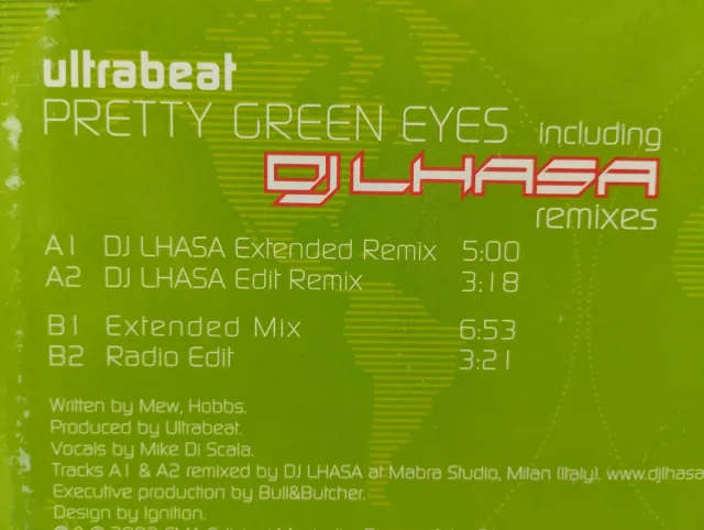 Vinilo Ultrabeat - Pretty Green Eyes