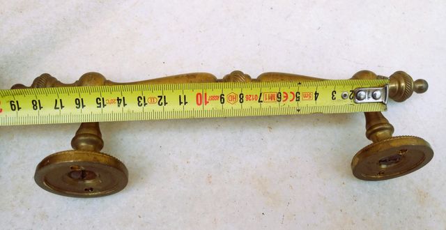 Maniglie per porte in bronzo massiccio anni '70, mai usate