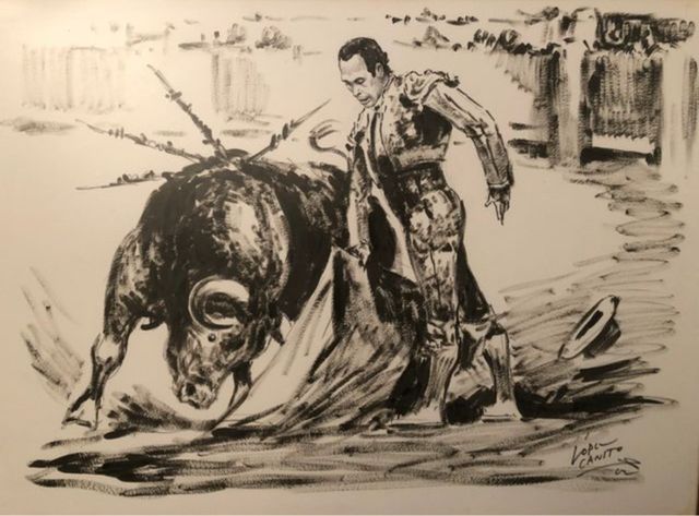 Cuadro taurino de López Canito