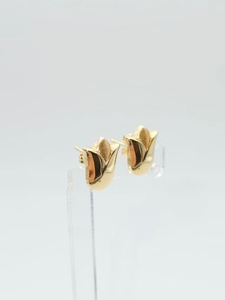 Pendientes de Oro 18K, Tulipán, 1,32gr, 1cm