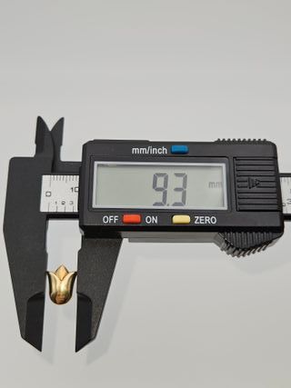 Pendientes de Oro 18K, Tulipán, 1,32gr, 1cm