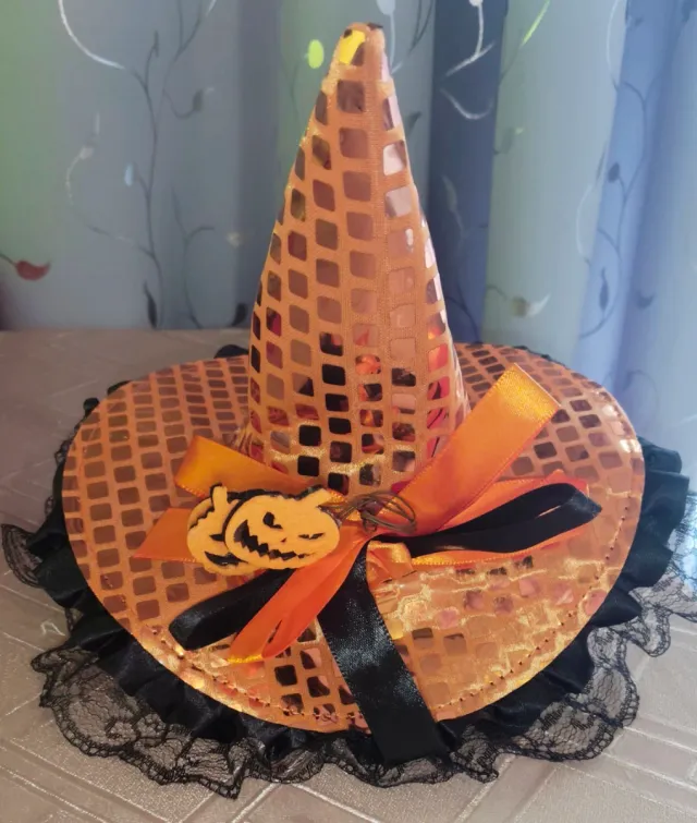 Diadema Halloween Calabaza Naranja