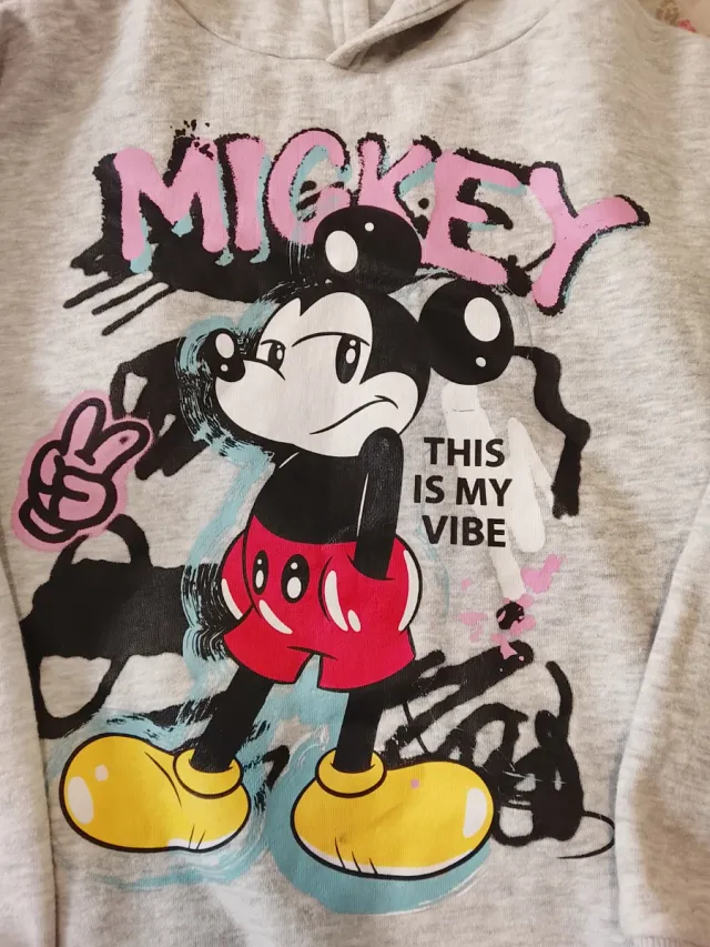 Sudadera Mickey Talla 8-9 años (134cm)