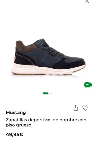 Botines MTNG Hombre Talla 42 Marrones y Azules