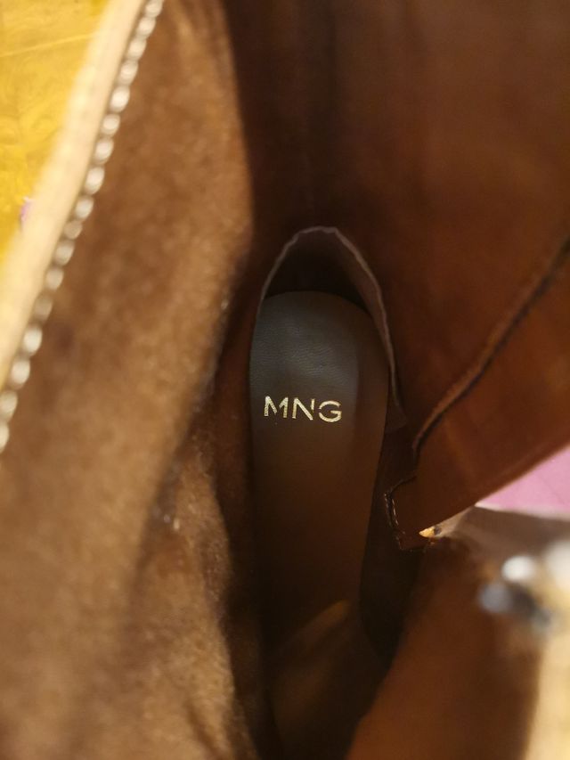 Botines ante Mango, talla 37