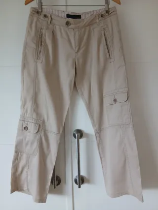 Pantalón cargo beige Calvin Klein