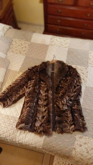 Abrigo de piel de marmota
