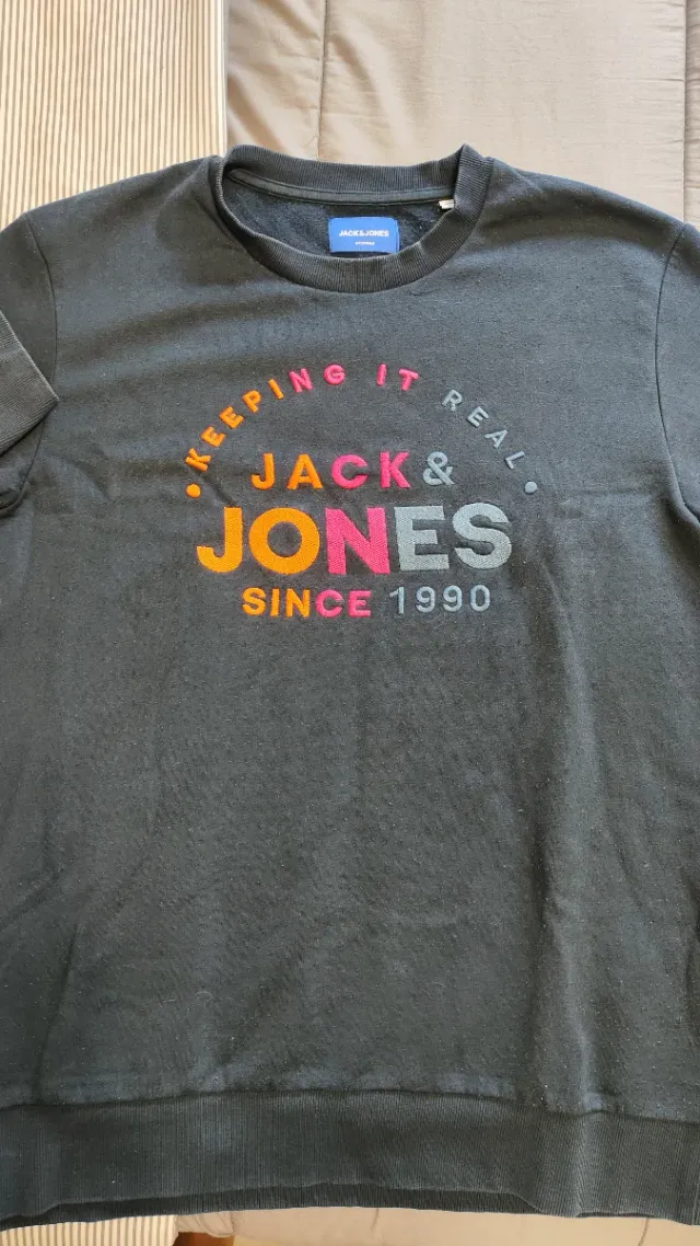 Sudadera Jack & Jones Negra Multicolor