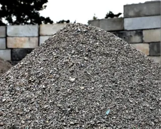 Grava, arena y piedra