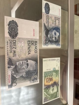 Billetes Pesetas Mismo Número Serie