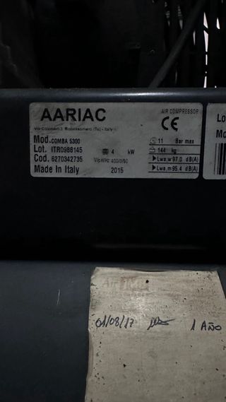 Compresor de aire HP 5.5 Comba 5300