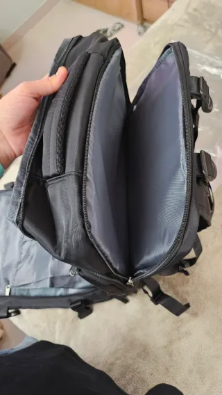 Mochila cabina negra 40x25x20