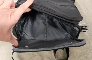 Mochila cabina negra 40x25x20