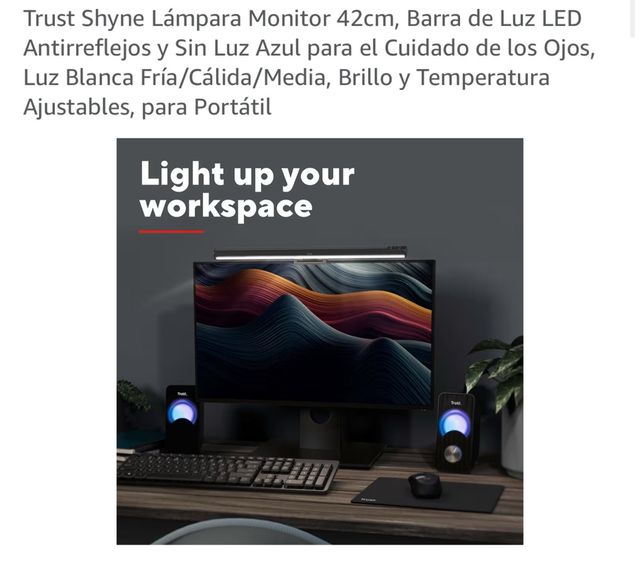 Lámpara Monitor Trust Shyne 42cm LED