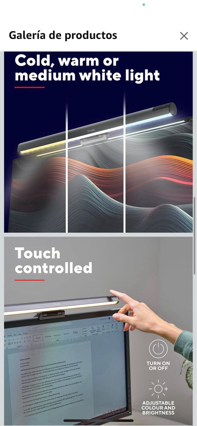 Lámpara Monitor Trust Shyne 42cm LED