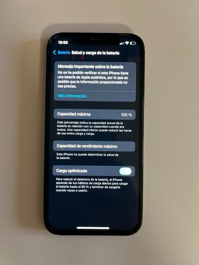 iPhone 12 128GB Azul - Funciona, pero con fallos