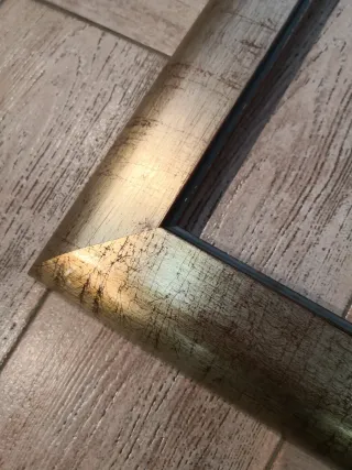 Marco para cuadro pan de  plata 