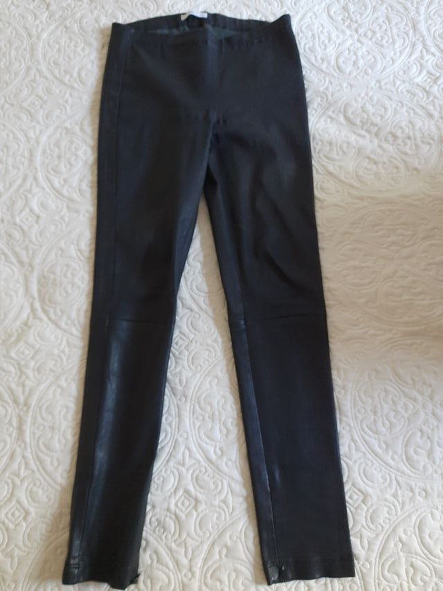 Pantalón Cuero Mujer Negro Talla 42