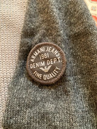 Maglione Uomo AJ Armani Jeans Grigio L