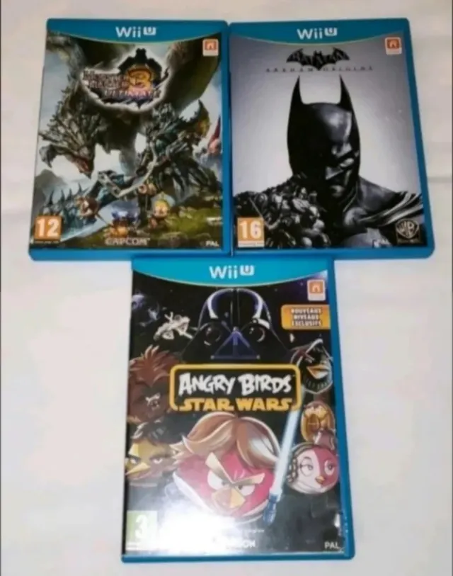 Pack 3 Jogos Wii U