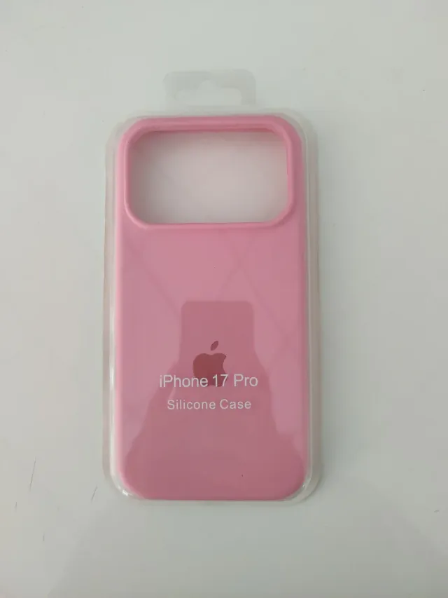 Funda iPhone 17 Pro Rosa Silicone Case