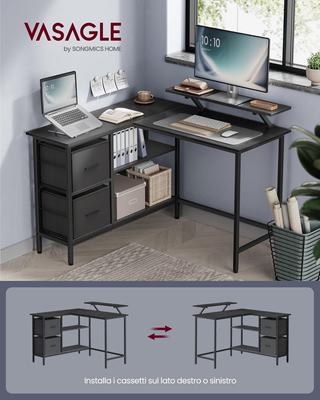 Scrivania per Computer a L, Scrivania ad Angolo co