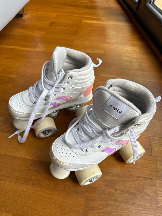 Patines niña Oxelo blancos