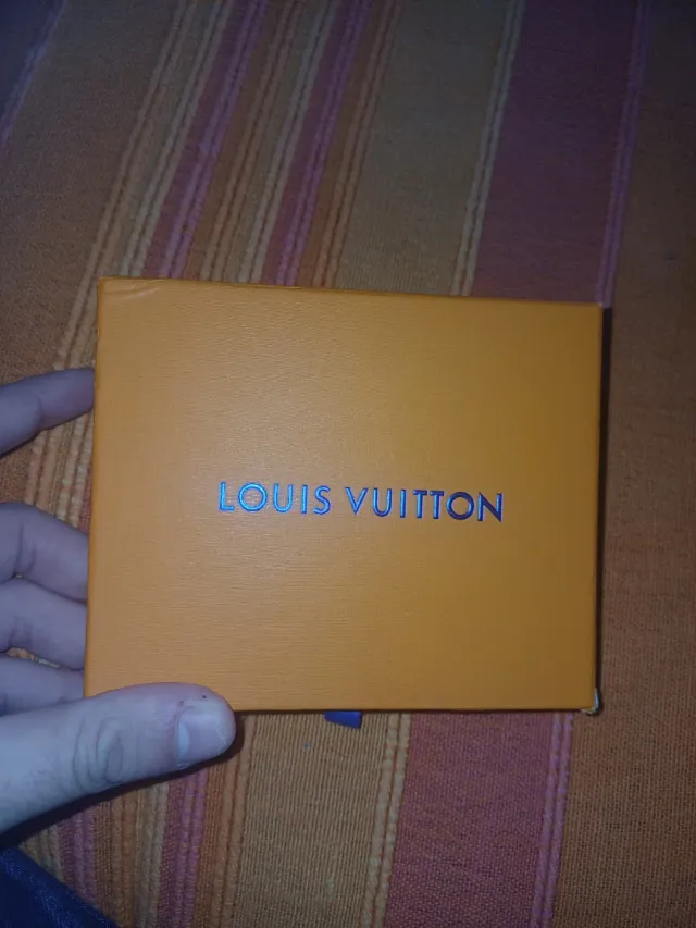 Portafoglio Louis Vuitton Monogram Grigio Nero