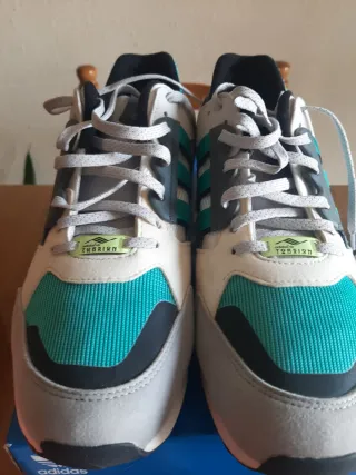 Adidas ZX 10000 Torsion Gris/Turquesa Talla 44