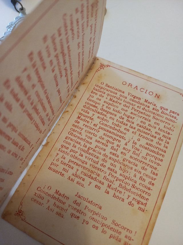 Lotto antico: Nostra Signora del Perpetuo Soccorso