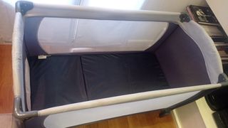 Cuna de viaje+colchón plegable+funda y relleno
