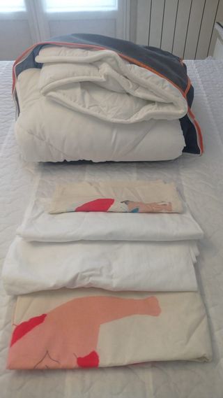 Cuna de viaje+colchón plegable+funda y relleno